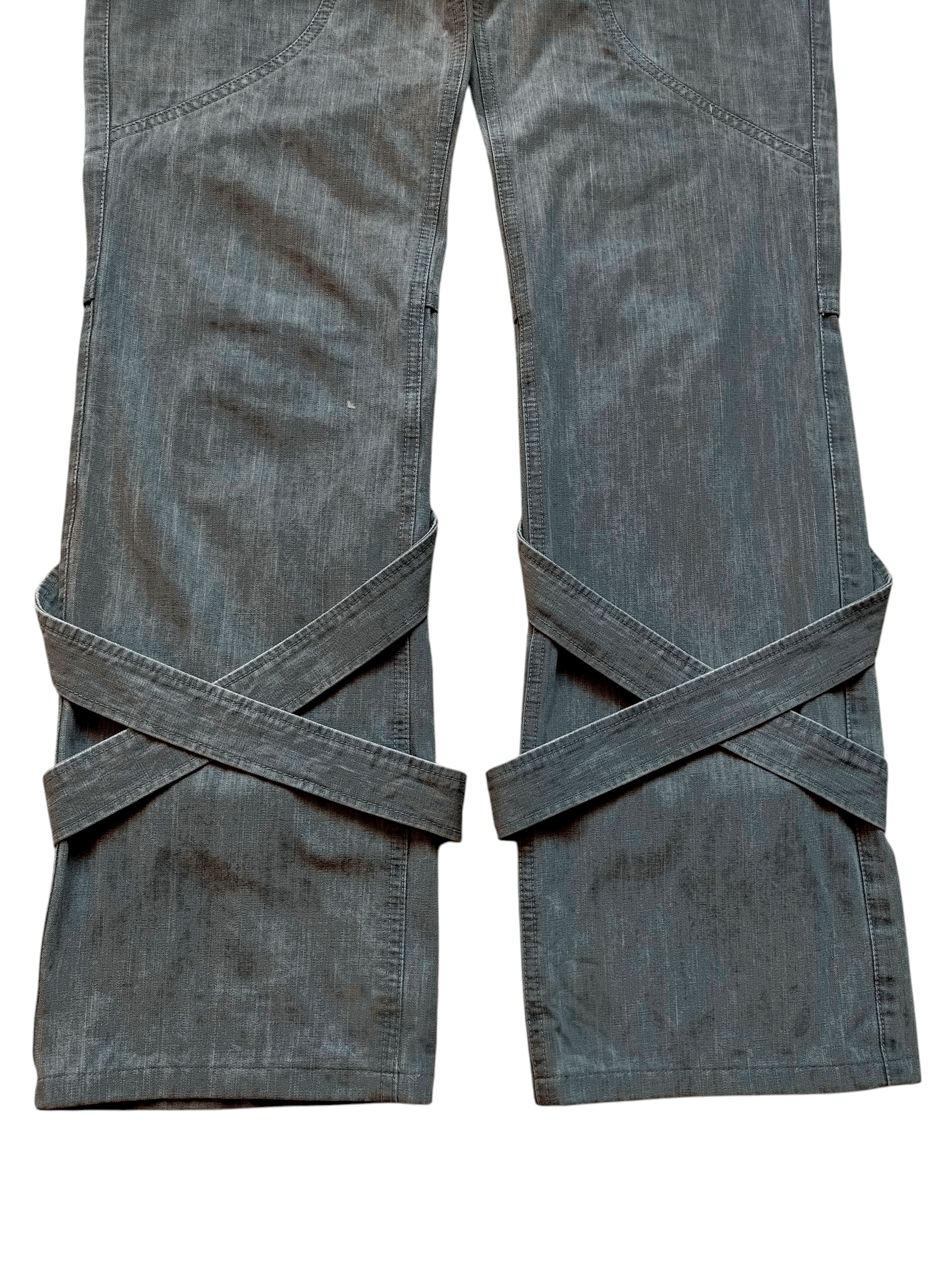 Nicole Club Nicole club For Men CrossStrap Bondage Punk Style Pants Size US 32 / EU 48 - 10 Thumbnail