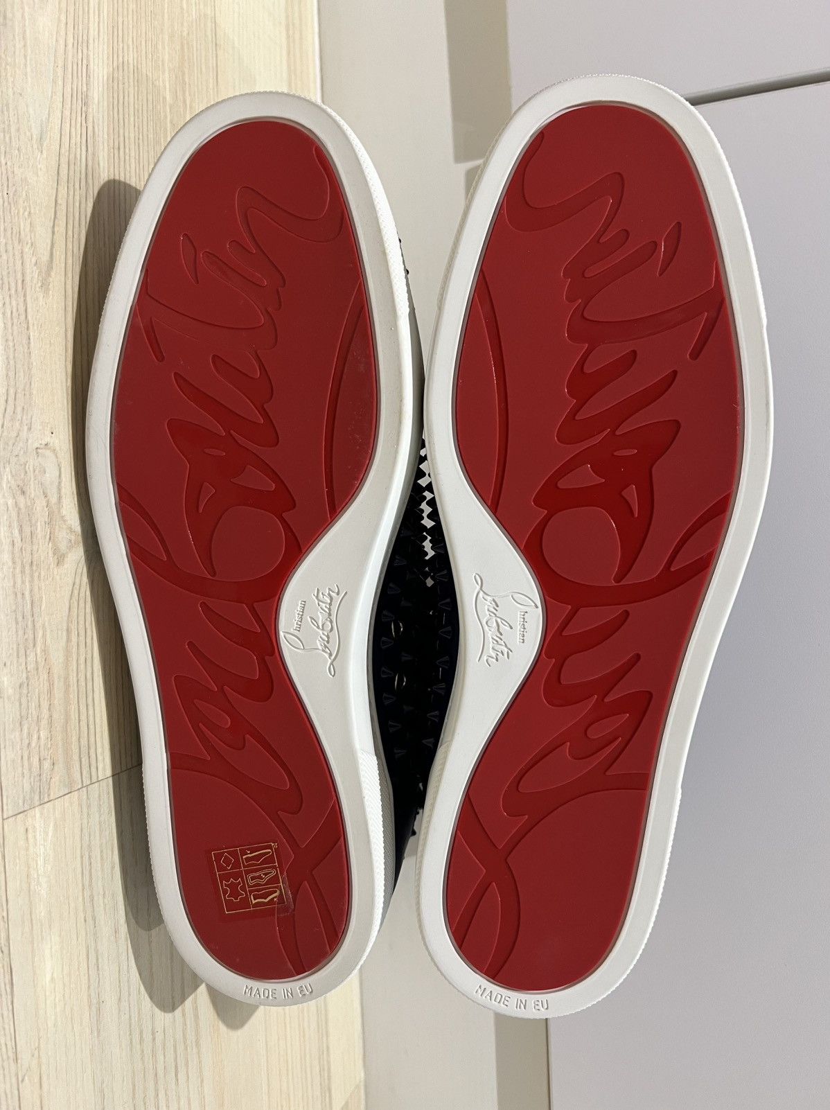 Christian Louboutin Christian Louboutin High Top Sneaker Size US 8.5 / EU 41-42 - 8 Thumbnail