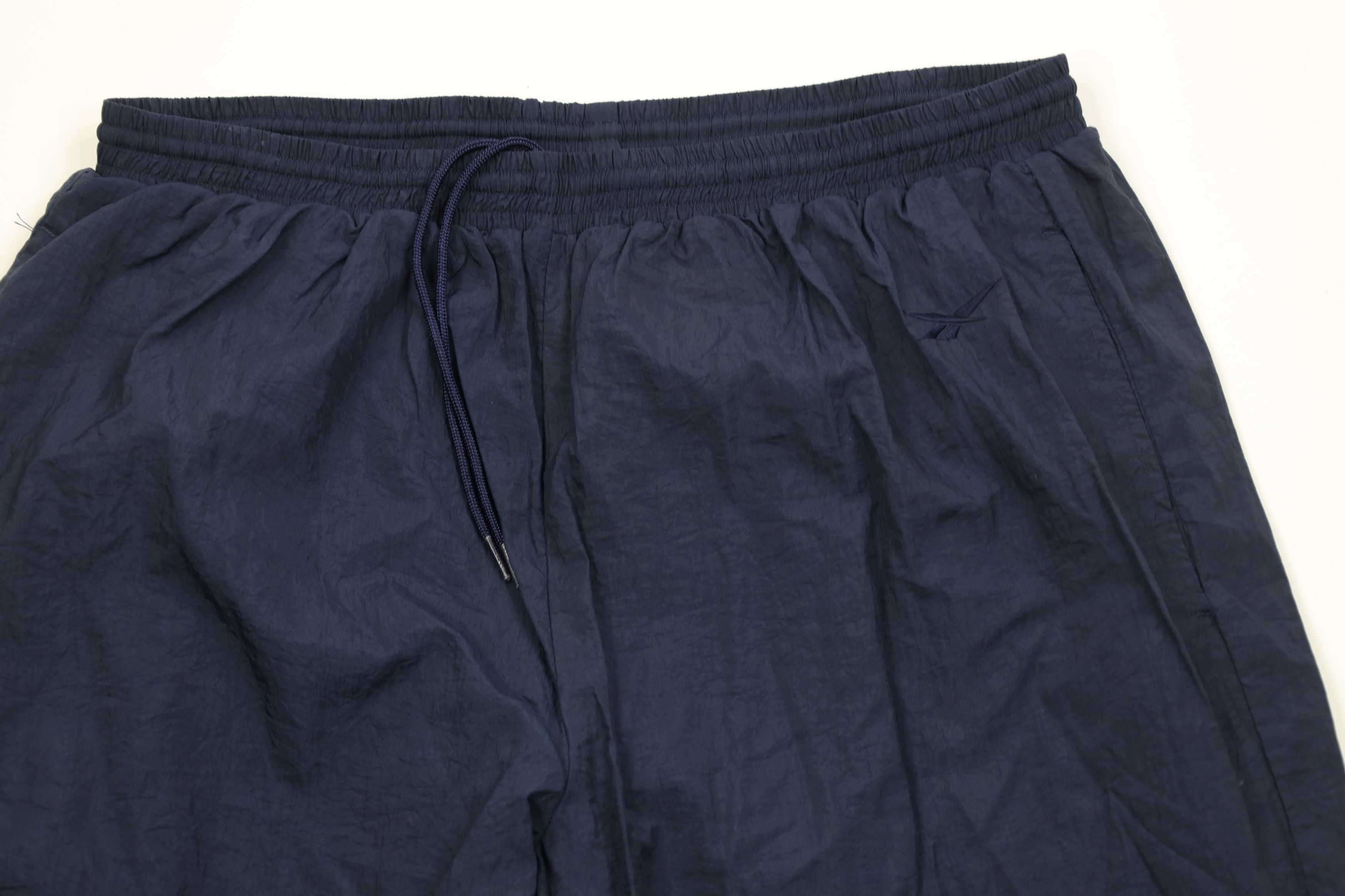 Reebok Vintage 90s Reebok Lined Windbreaker Joggers Pants Navy Blue Size US 38 / EU 54 - 2 Thumbnail