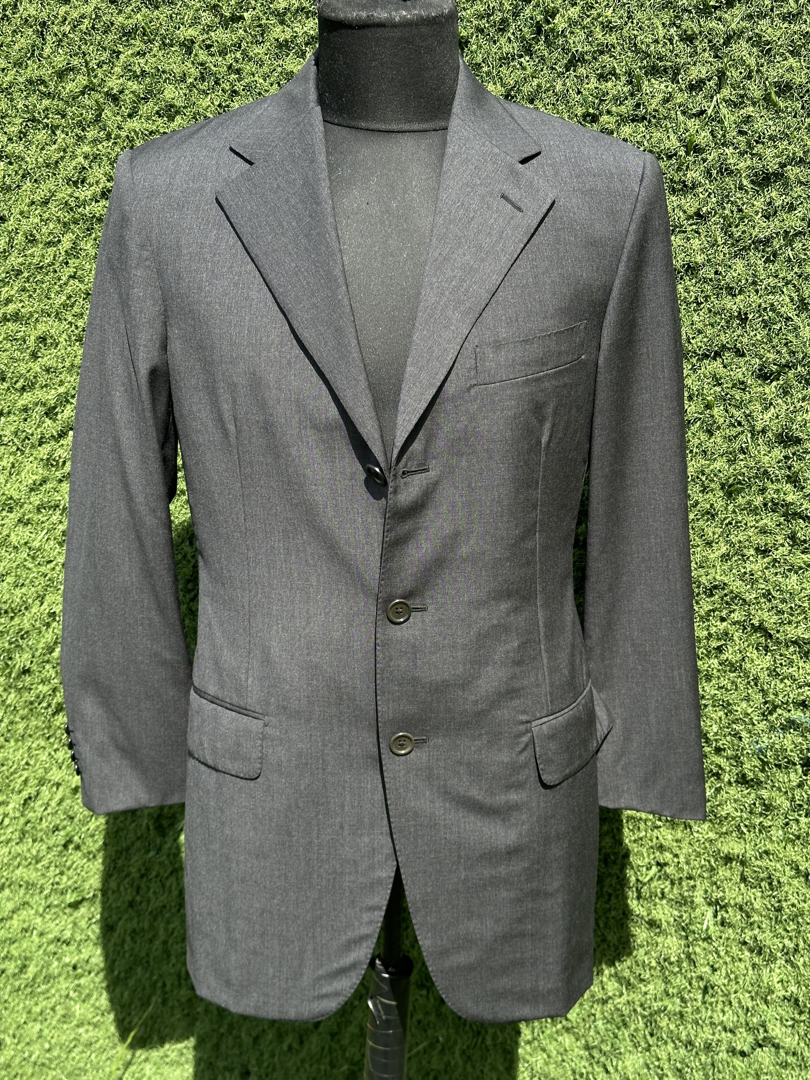 Burberry Burberry London Super 100s Wool Herringbone Blazer 48 IT Size 48R - 1 Thumbnail