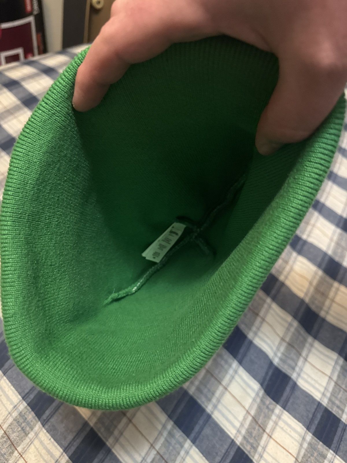 Supreme Supreme Big Logo Beanie Green Size ONE SIZE - 3 Thumbnail