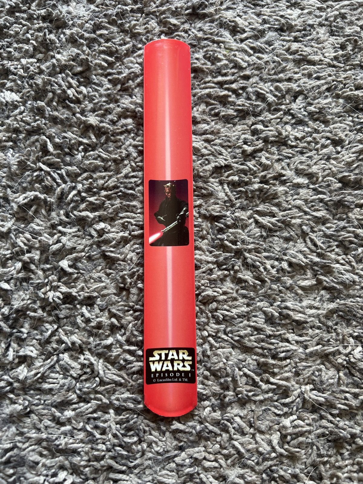 Star Wars × Vintage 1999 Lucasfilm Star Wars Darth Maul Lightsaber Slap Band Size ONE SIZE - 1 Thumbnail