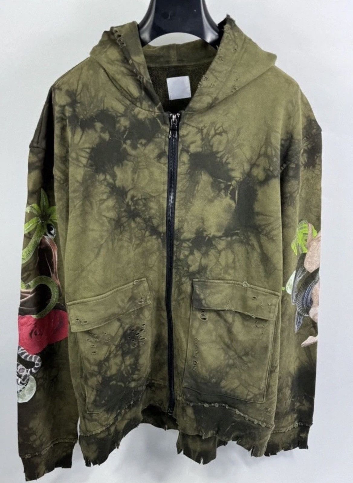 Alchemist Alchemist Miami Tie-Dye OS Abstract Zip Hoodie Size US XL / EU 56 / 4 - 1 Thumbnail