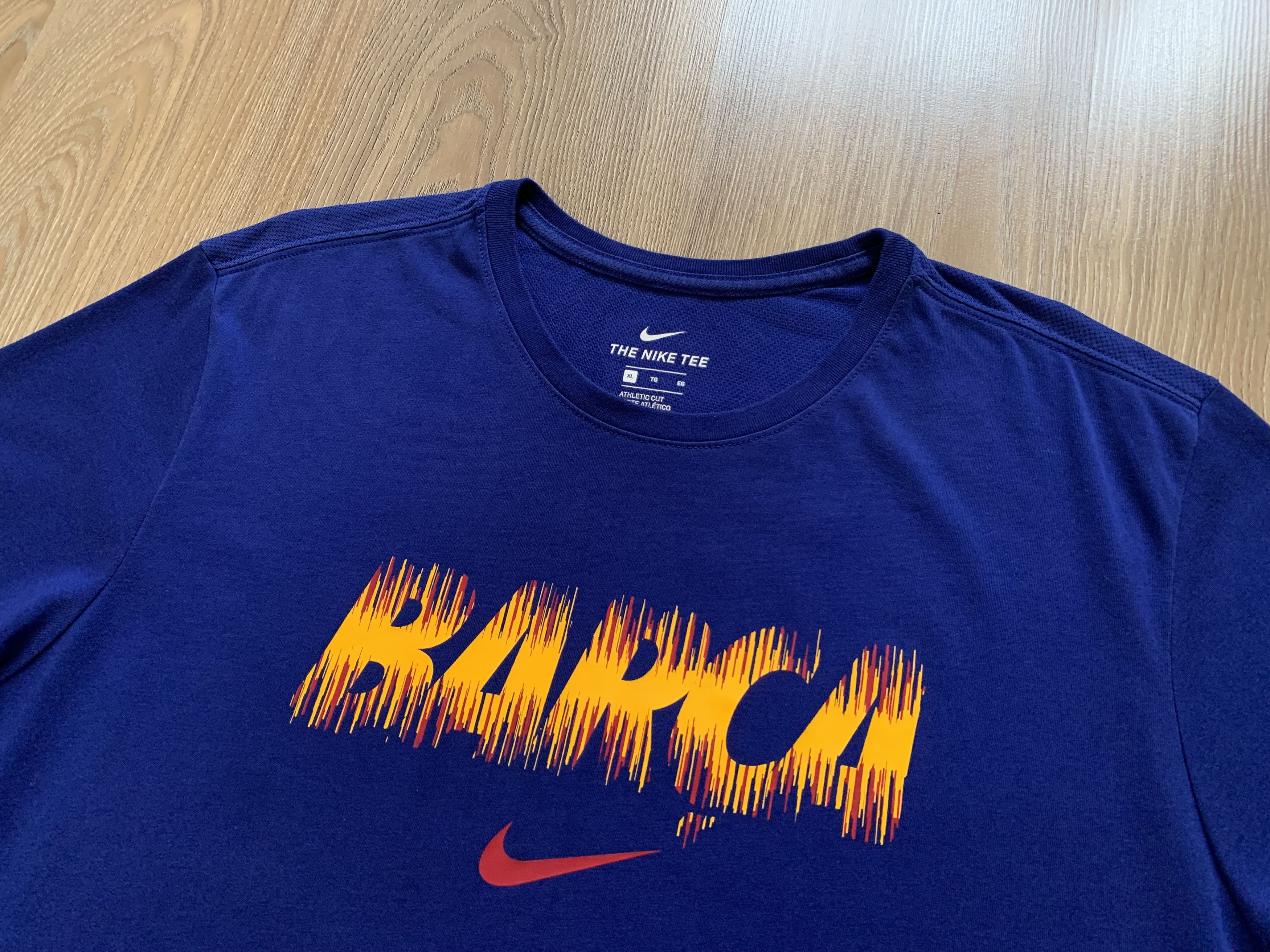 Nike × Vintage The Nike Tee Barca FC Barcelona 2018 T Shirt Size US XL / EU 56 / 4 - 4 Thumbnail