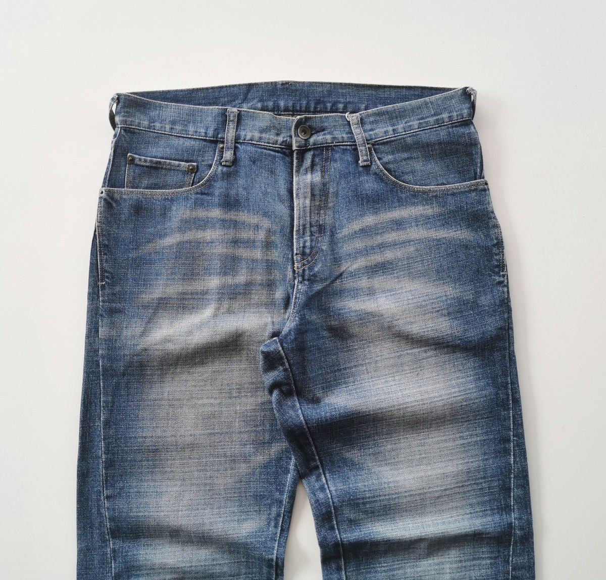 Somar Uniqlo Flare Denim Jeans Size US 32 / EU 48 - 2 Thumbnail
