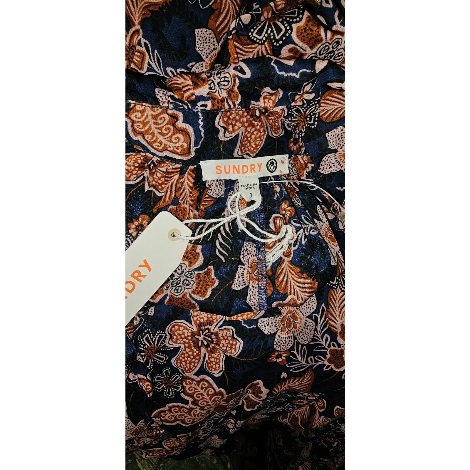 Anthropologie New Anthropologie Sundry Floral Boho Mini Dress $284 SMALL Size S / US 4 / IT 40 - 5 Thumbnail