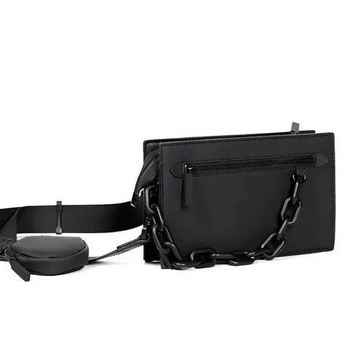 Japanese Brand Streetwear Men's Box Crossbody Bag Size ONE SIZE - 4 Thumbnail