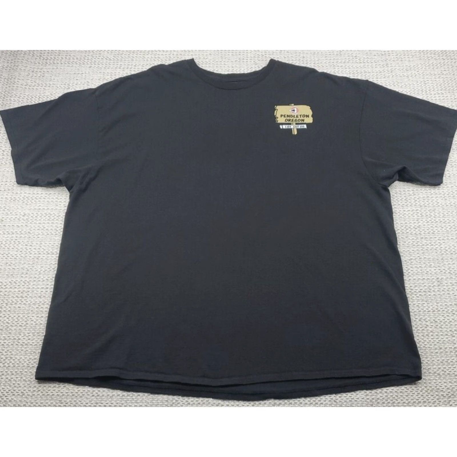 Pendleton VINTAGE Cabbage Hill Trucker Shirt Mens 3XL Black USA Truck Driver Graphic Tee Size US XXL / EU 58 / 5 - 3 Thumbnail