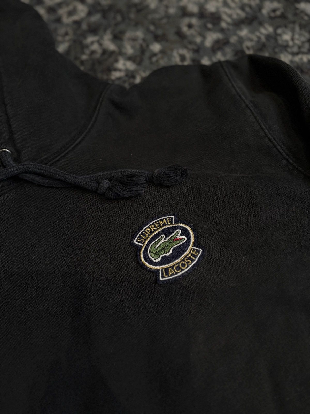Lacoste × Supreme Supreme Lacoste Hoodie Size Medium Size US M / EU 48-50 / 2 - 2 Thumbnail