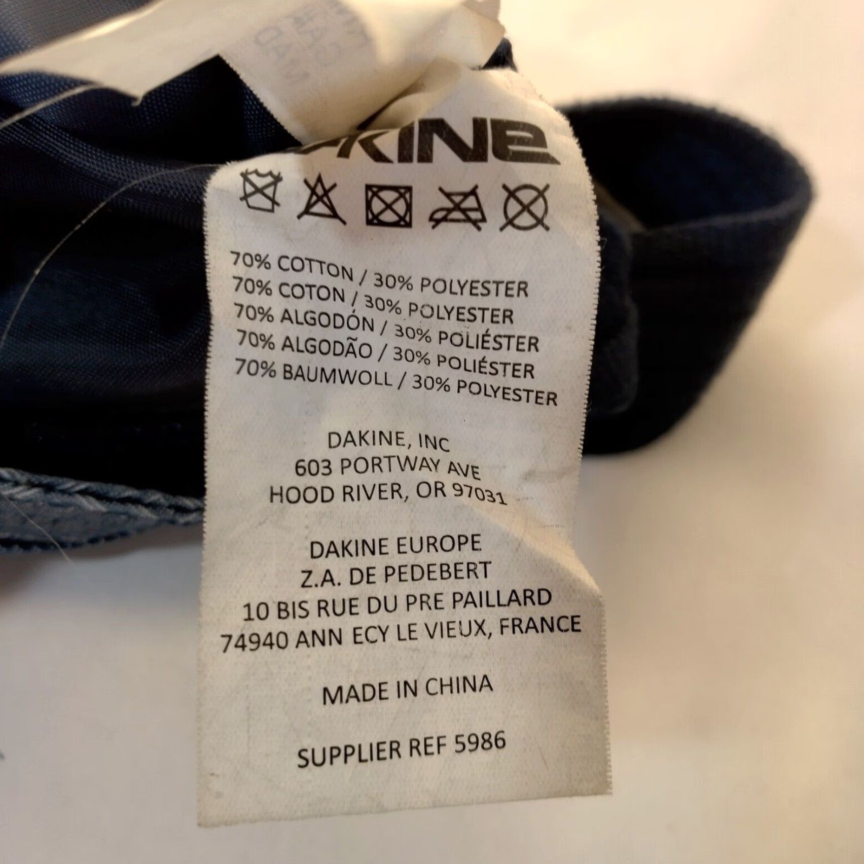 Dakine Dakine Crossbody Purse Southwest Blue Chambray Shoulder Bag 8x9.5" Women Small Blue Geometric Pattern Zip Crossbody Bag Dakine Bag Woman Size ONE SIZE - 7 Thumbnail