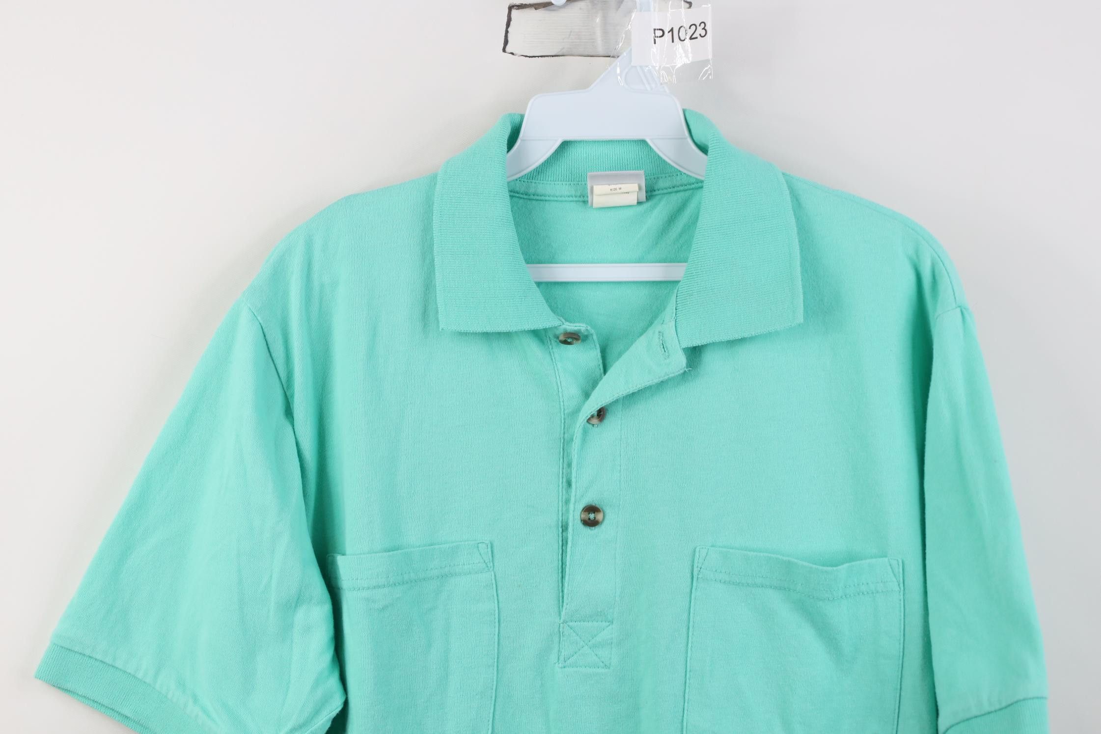 Vintage Vintage 90s Streetwear Blank Knit Pullover Golf Polo Shirt Size US M / EU 48-50 / 2 - 2 Thumbnail