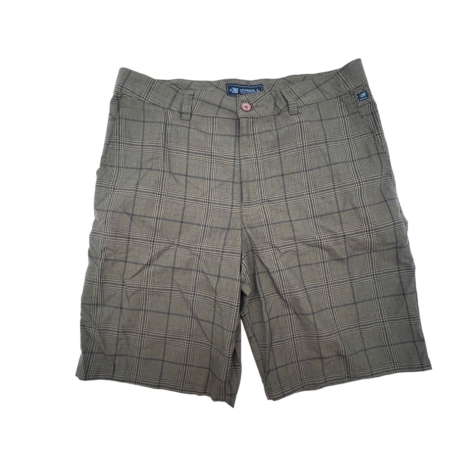 O'Neill × Vintage O'Neill Brown Paid Shorts Y2K Deadstock Size US 34 / EU 50 - 1 Thumbnail