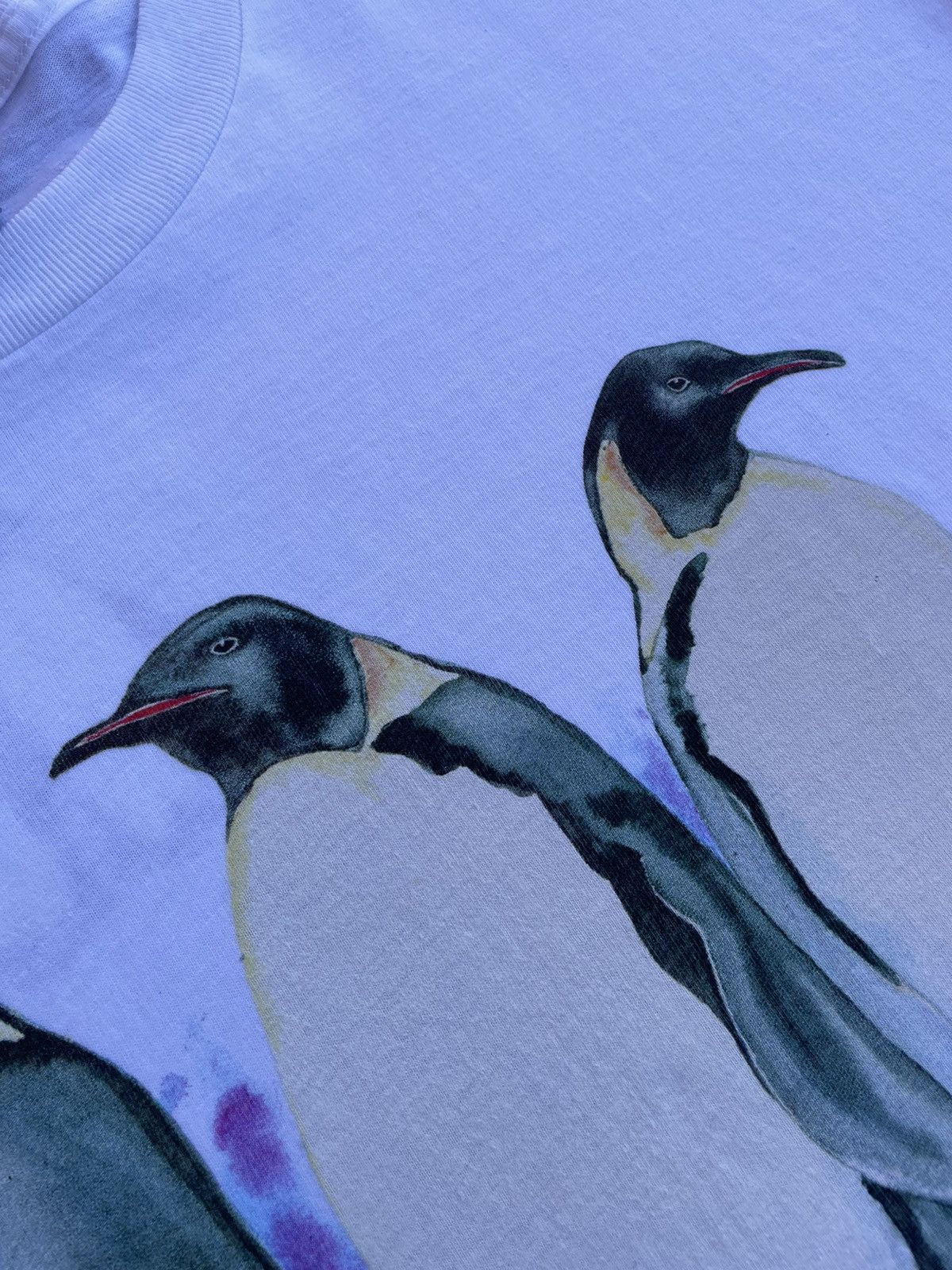 Vintage Harlequin: 1990 Single Stitched T-Shirt w/ Five Penguins Size US XL / EU 56 / 4 - 15 Thumbnail