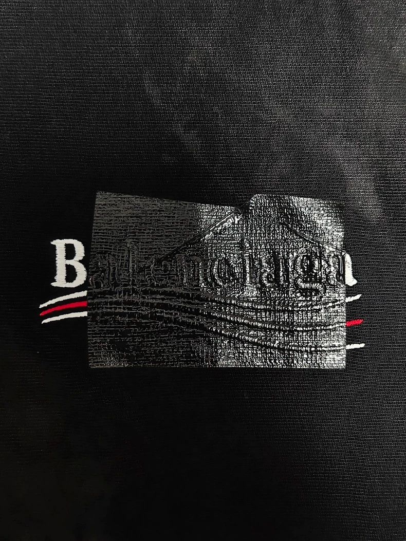 Balenciaga Balenciaga Mud-Stain Tape Coke Cover Zip Hoodie Jacket Size US S / EU 44-46 / 1 - 6 Thumbnail