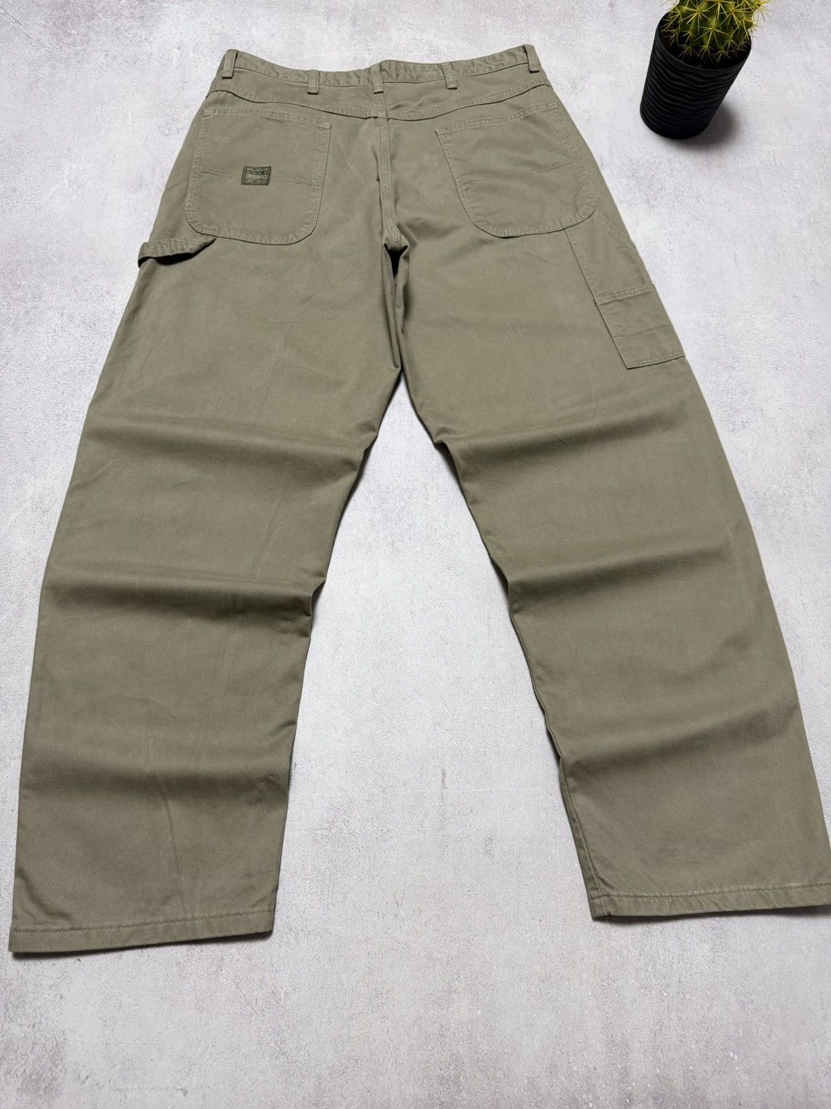 Vintage × Wrangler Vintage Wrangler Pants Carpenter Baggy Straight Y2K 90s Size US 34 / EU 50 - 2 Thumbnail