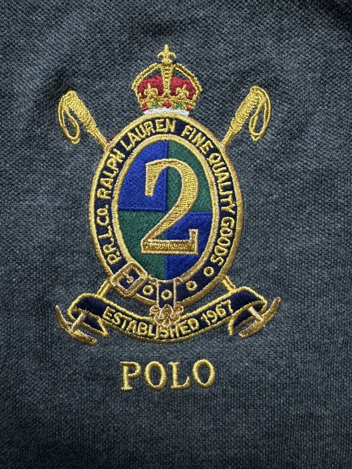 Polo Ralph Lauren × Ralph Lauren Polo Ralph Lauren Small Pony Grey Size US XL / EU 56 / 4 - 4 Thumbnail