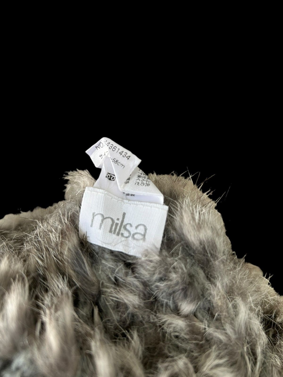 14th Addiction × Hysteric Glamour × Japanese Brand Japanese Brand Mohair Faux Fur Beanie Hats Size ONE SIZE - 8 Thumbnail