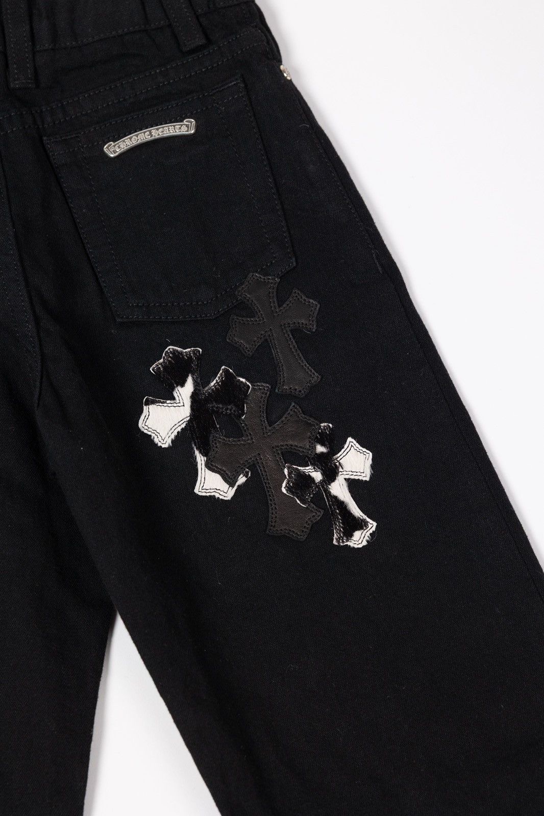 Chrome Hearts Chrome Hearts KIDS Cross Patch Denim Size 22" - 6 Thumbnail