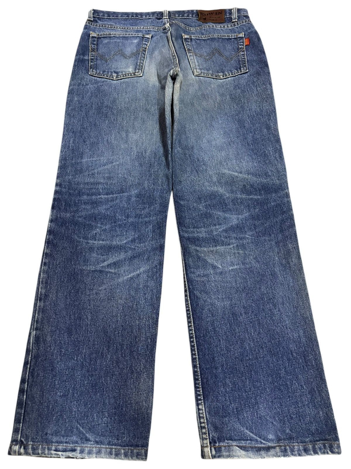 Edwin × Japanese Brand × Vintage Vintage Edwin 914 Classic Faded Blue Washed Jeans Size US 34 / EU 50 - 2 Thumbnail