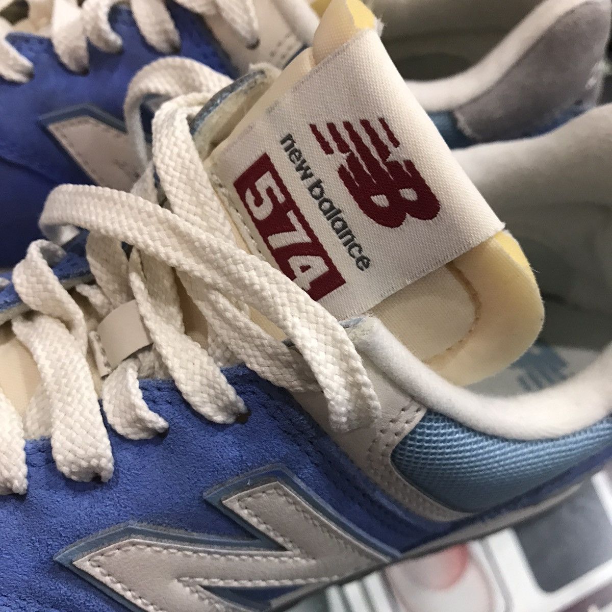 Hysteric Glamour × New Balance New Balance 574 Blue Laguna Sea Salt U574RCA U RCA sneakers Size US 5.5 / EU 38 - 16 Thumbnail