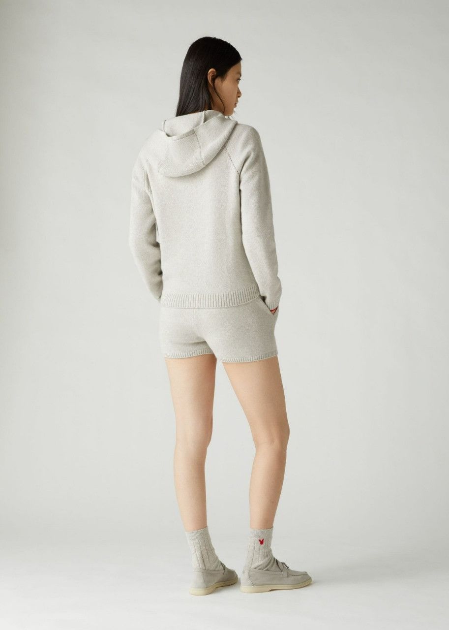 Loro Piana o1srvl11e0524 Hoodie in Silver Size S / US 4 / IT 40 - 5 Thumbnail