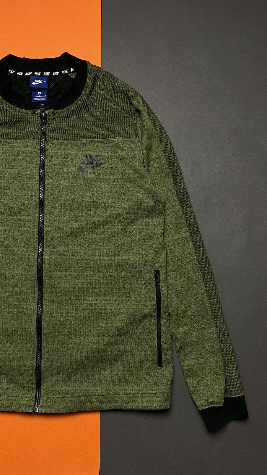 Nike × Vintage Vintage Nike zip hoodie tech fleece Size US M / EU 48-50 / 2 - 2 Thumbnail