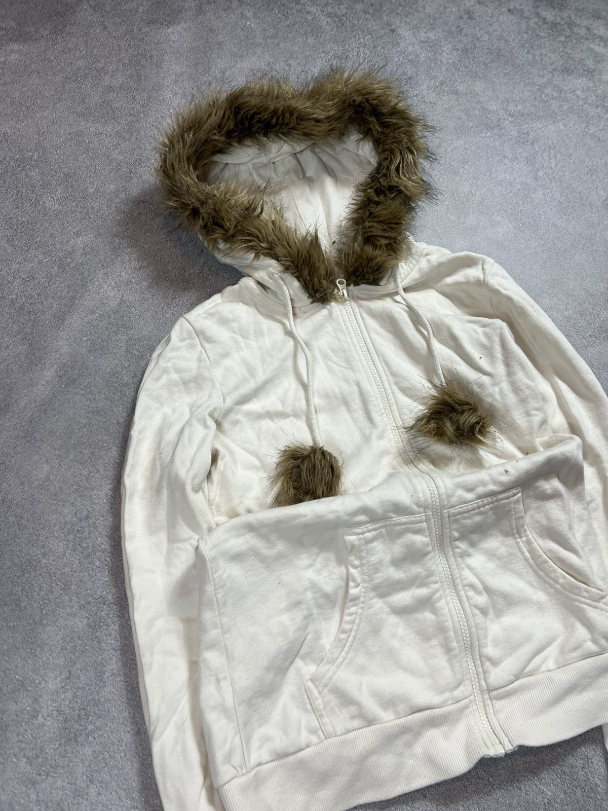 Abercrombie & Fitch 🔥VTG Abercrombie & Fitch Zip Fur Hoodie if6was9 Igb style Size US S / EU 44-46 / 1 - 3 Thumbnail