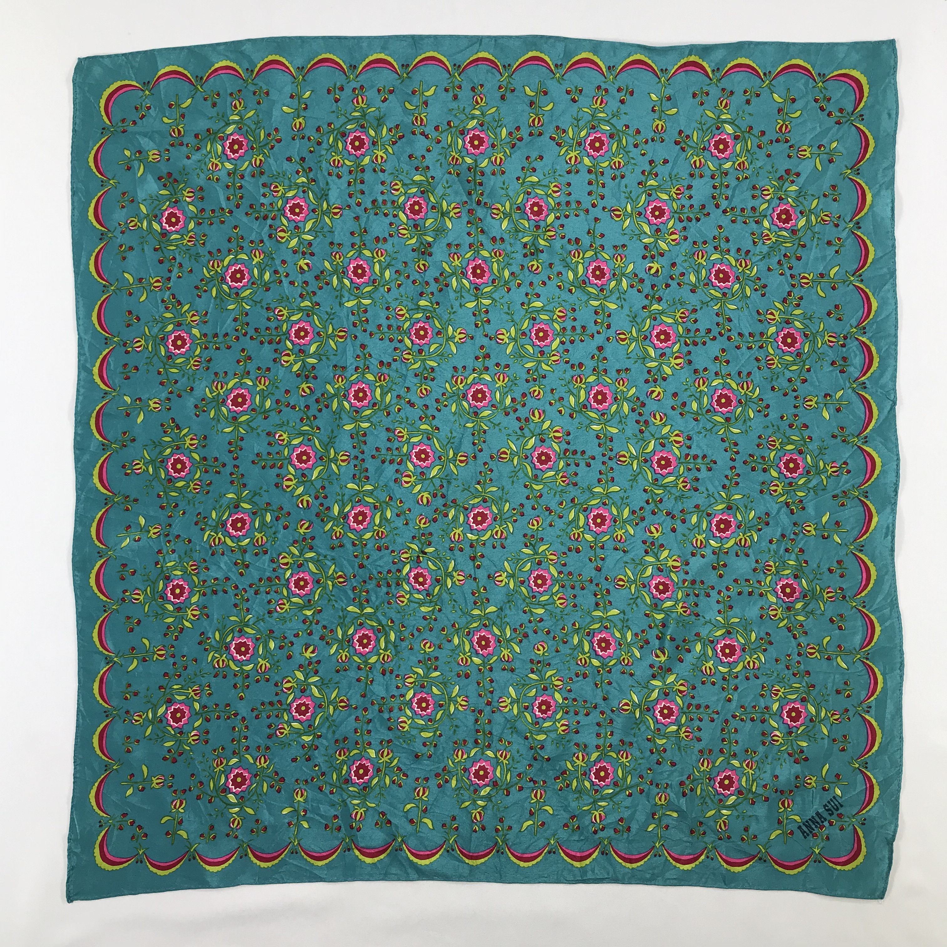Anna Sui Anna Sui Bandana / Handkerchief / Neckerchief - S2451 Size ONE SIZE - 2 Thumbnail
