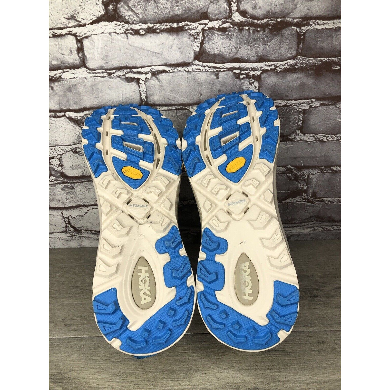 Hoka Hoka One Mafate Speed 2 Eggnog Gray Mesh Neon Yellow Running Size US 14 / EU 47 - 23 Thumbnail