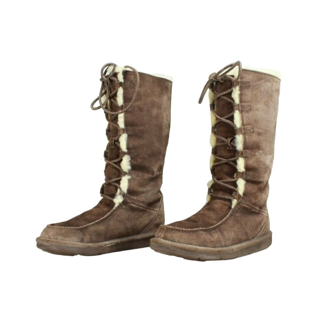 Ugg UGG Women's Tularosa Sheepskin Round Toe Tall Boots Size US 6 / IT 36 - 2 Thumbnail