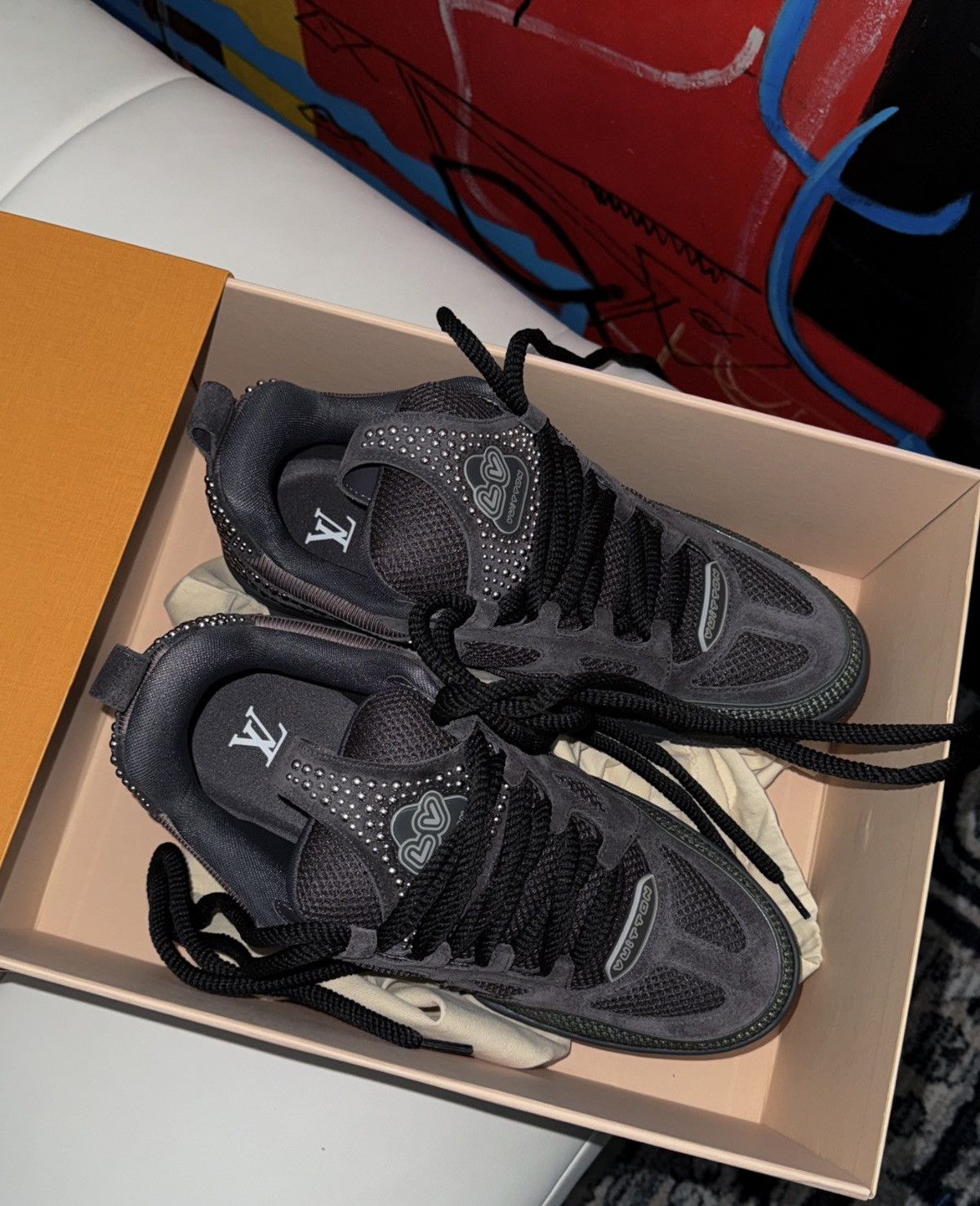 Louis Vuitton Crystal skate sneakers lv9.5 Size US 9 / EU 42 - 6 Thumbnail