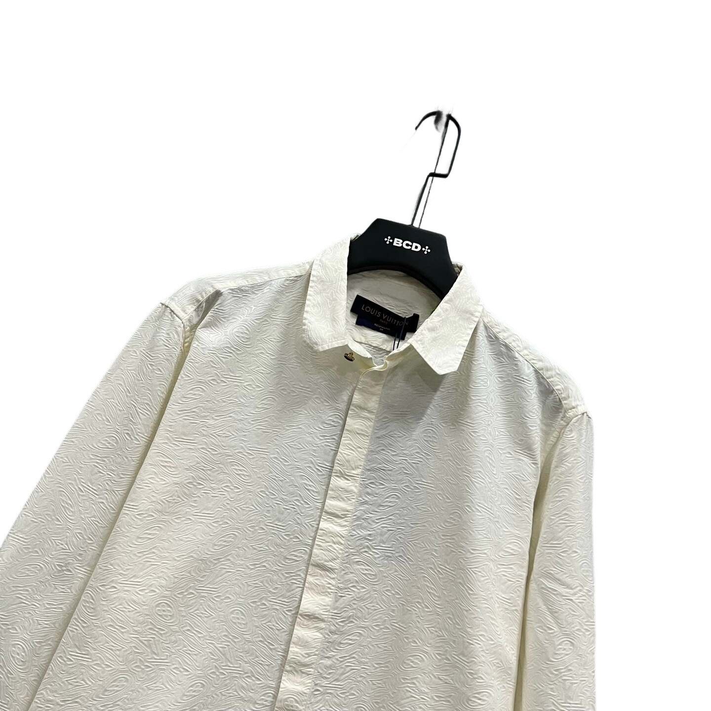 Louis Vuitton Louis Vuitton Monogram Jacquard Shirt Size L Size US L / EU 52-54 / 3 - 1 Thumbnail