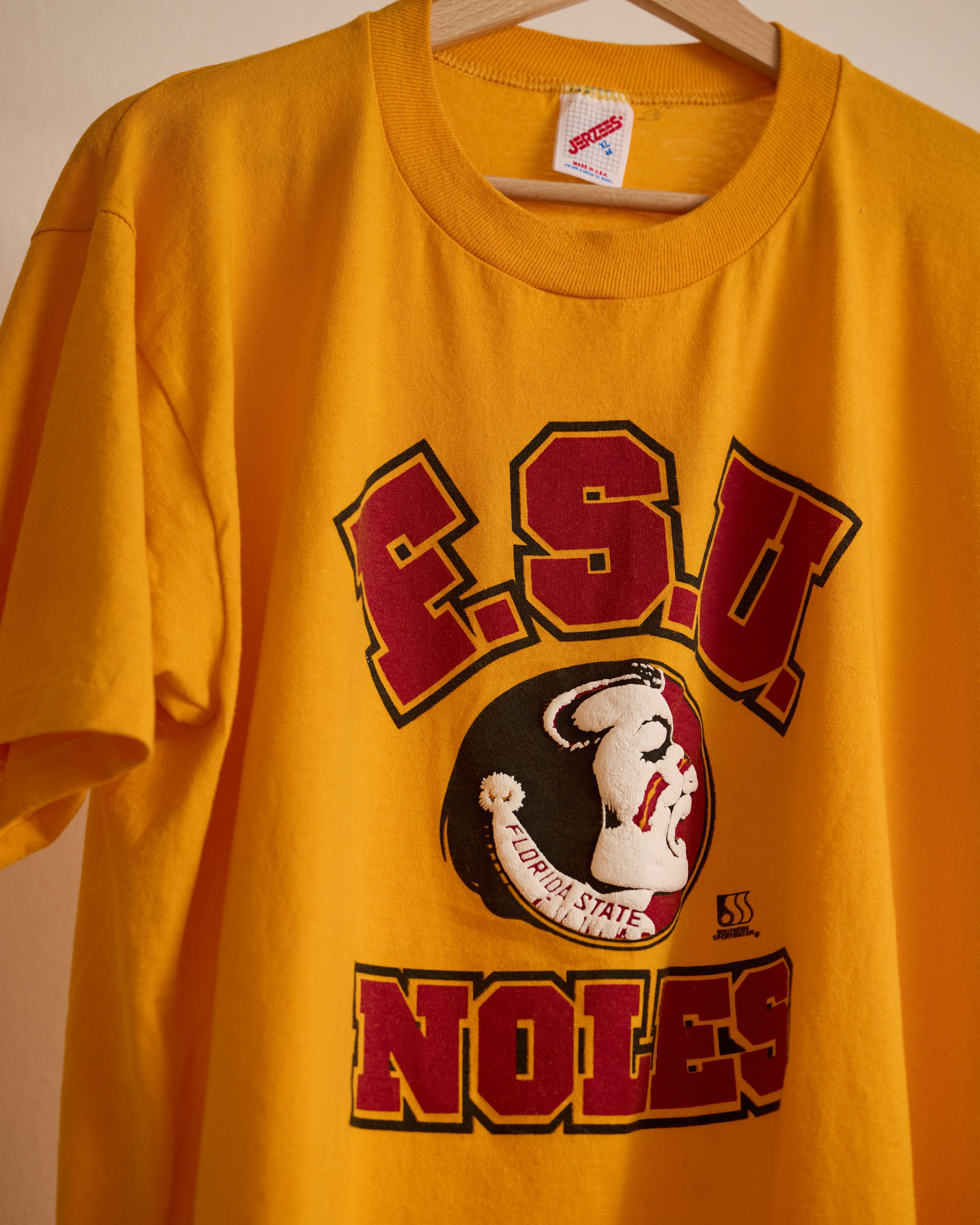 Vintage Vintage 1990's Florida State Seminoles FSU T-Shirt Size US XL / EU 56 / 4 - 2 Thumbnail