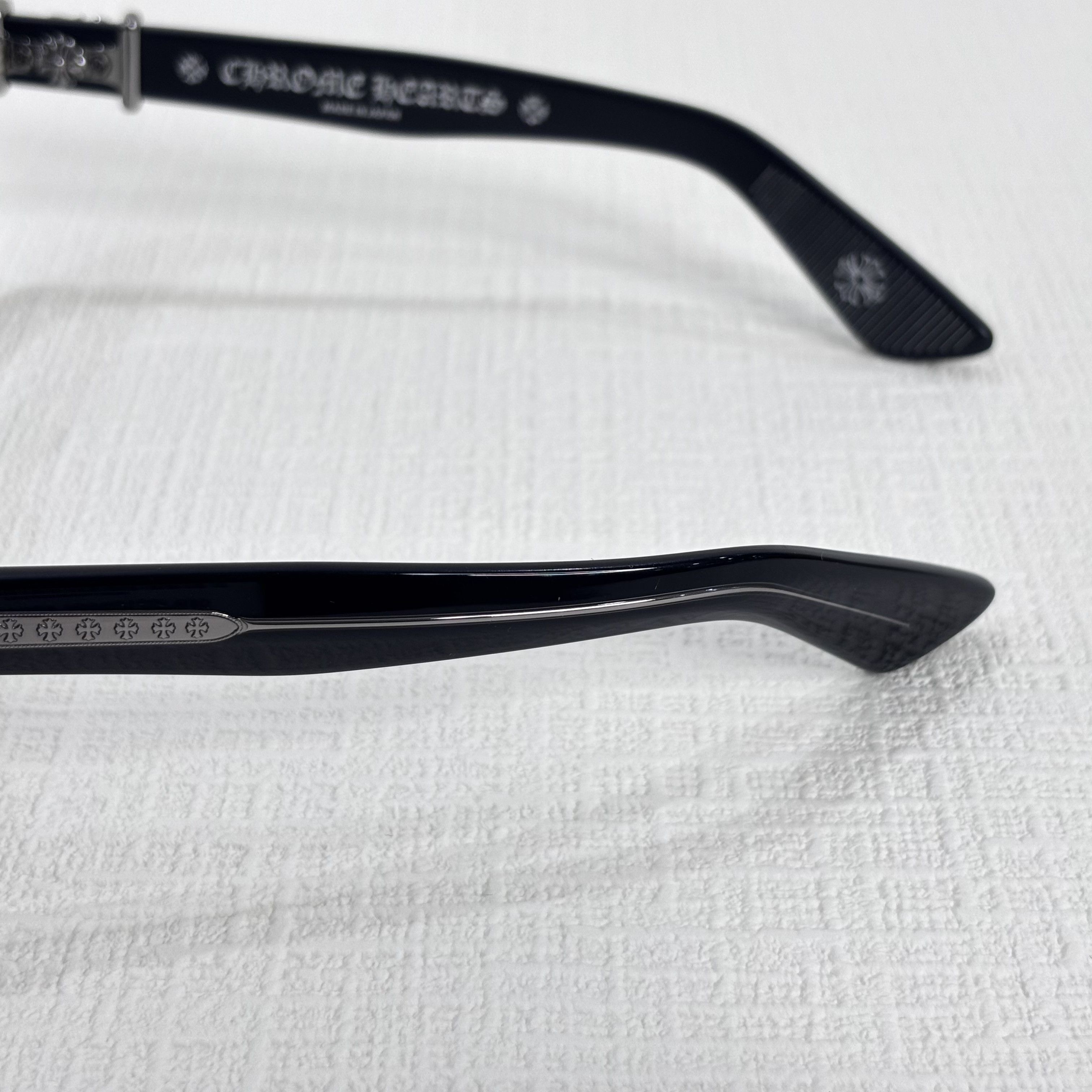 Chrome Hearts CHROME HEARTS VAGILLIONAIRE I MATTE BLACK EYEGLASSES Size ONE SIZE - 7 Thumbnail