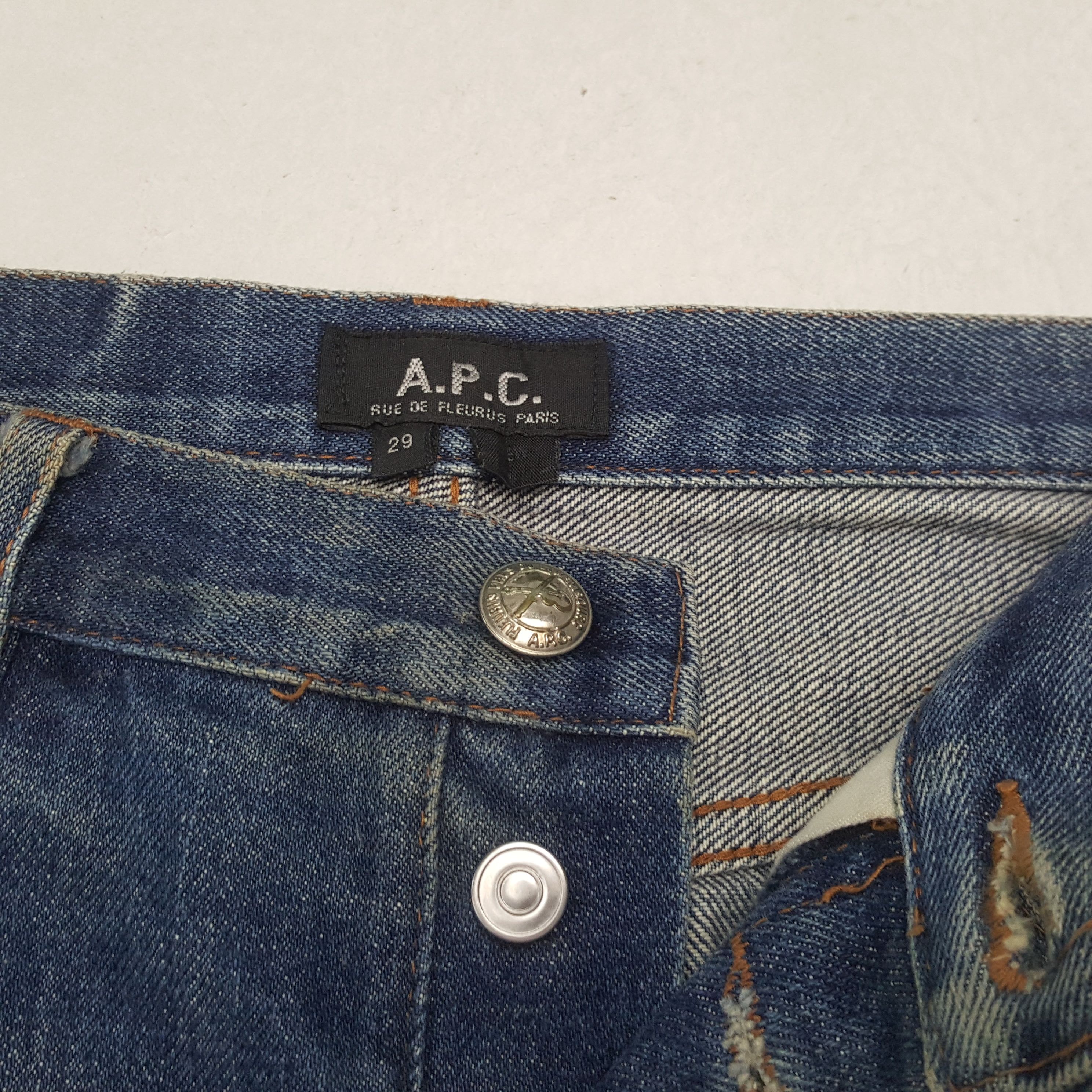 A.P.C. APC Selvedge Japanese Style Jeans RR21 Size US 31 - 13 Thumbnail