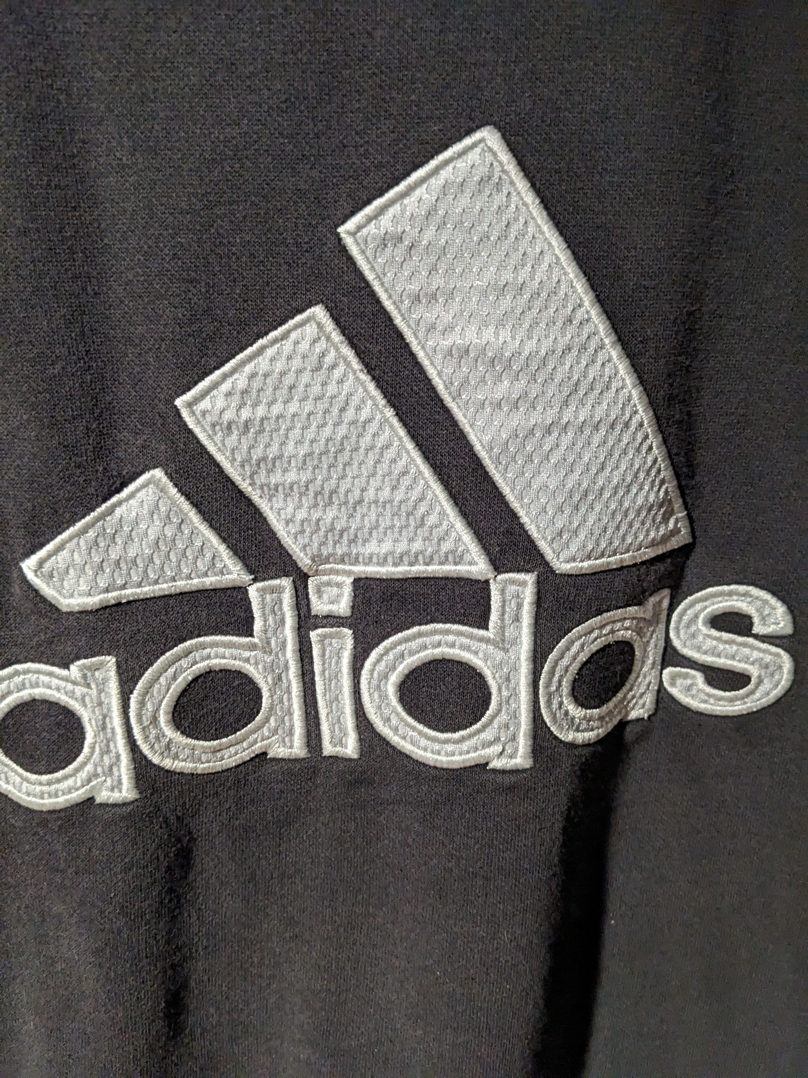 Adidas × Vintage Vintage 90s Adidas Logo Three Stripe XX-Large Sweatshirt Size US XXL / EU 58 / 5 - 2 Thumbnail