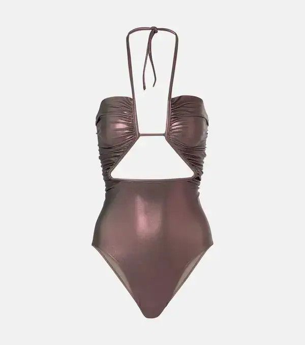 Rick Owens o1mle0426 Prong Bather Swimwear in Brown Size XS / US 0-2 / IT 36-38 - 1 Thumbnail