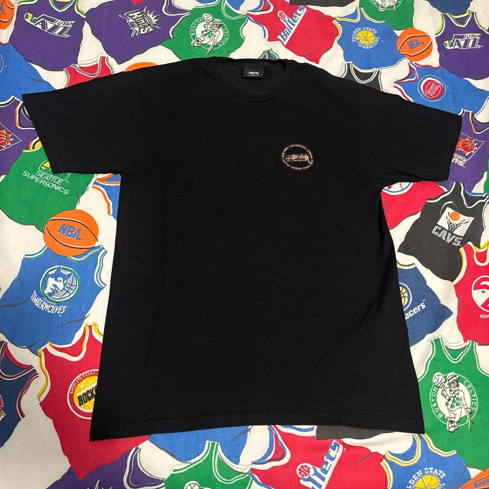 Stussy Vintage Streetwear Stüssy Technique Collab Promo Tee Size US M / EU 48-50 / 2 - 2 Thumbnail