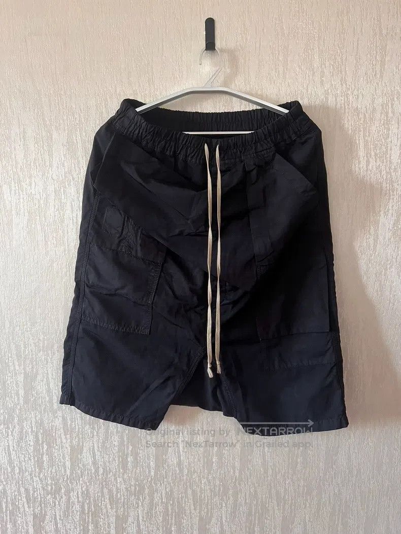 Rick Owens Rick Owens size s Classic hanging crotch shorts Size US 28 / EU 44 - 1 Thumbnail