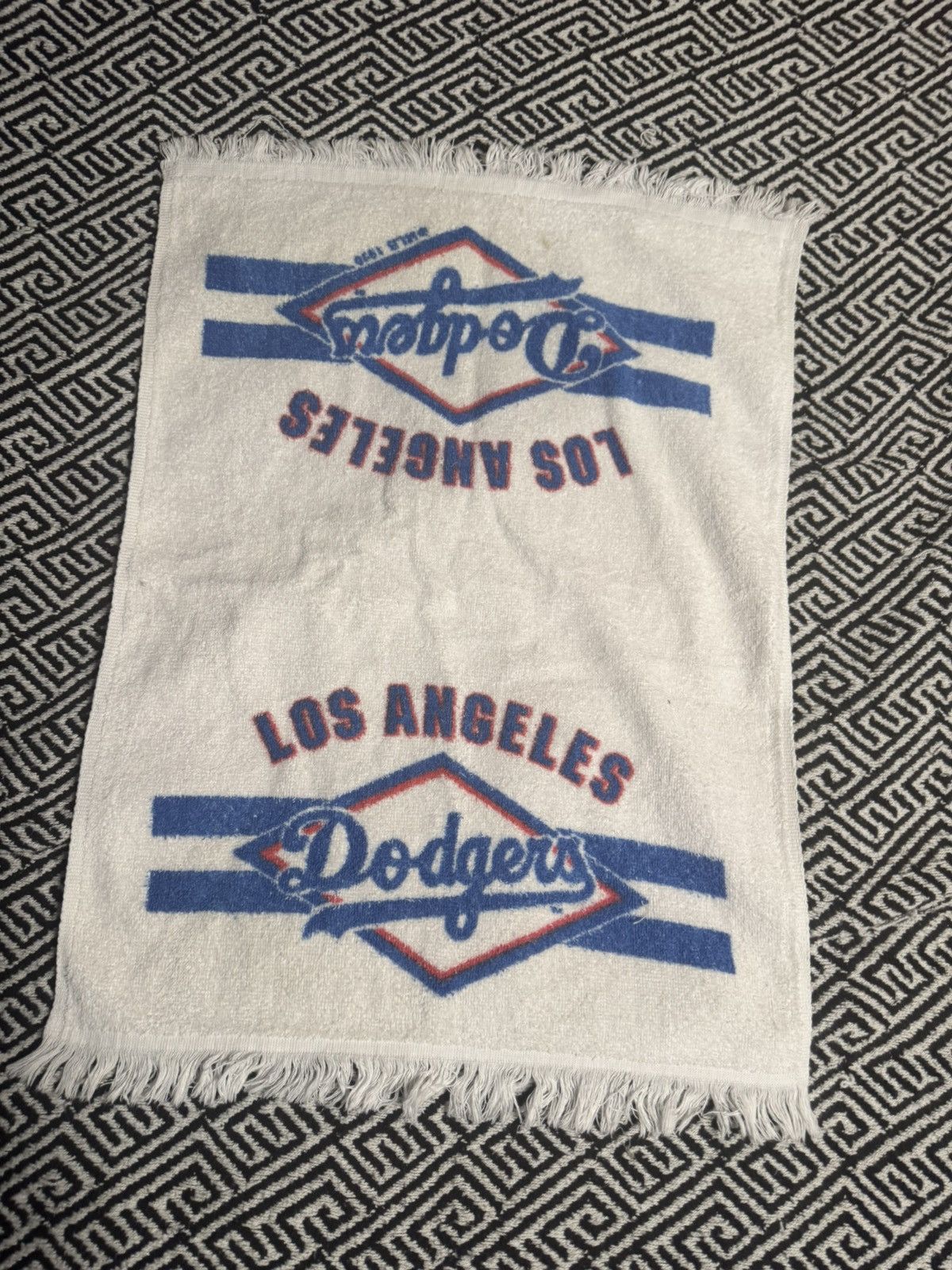 MLB 1985 Vintage Los Angeles Dodgers Fan Sweat Towel Size ONE SIZE - 20 Thumbnail