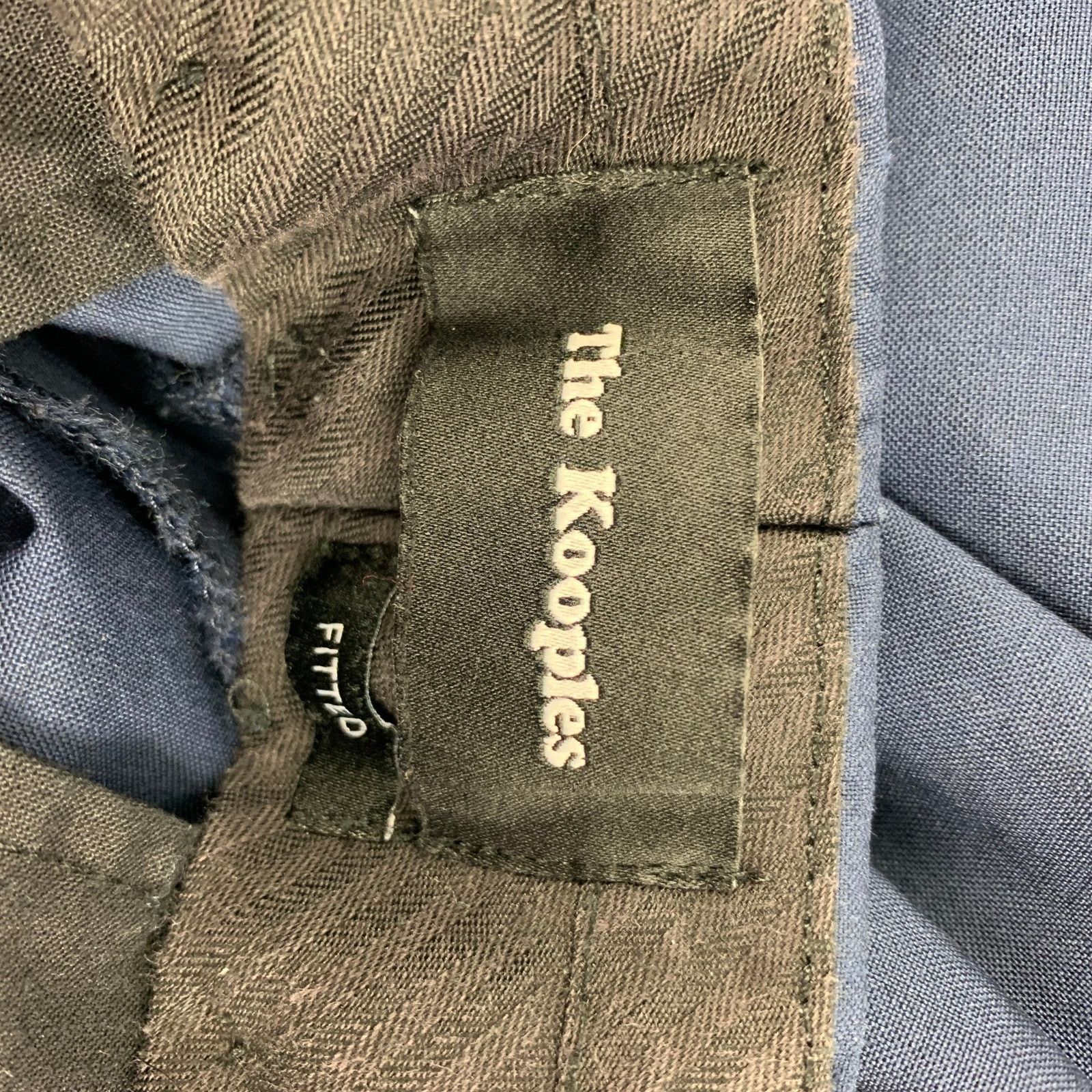 The Kooples THE KOOPLES Size 28 Navy Wool Zip Fly Dress Pants Size US 28 / EU 44 - 5 Thumbnail
