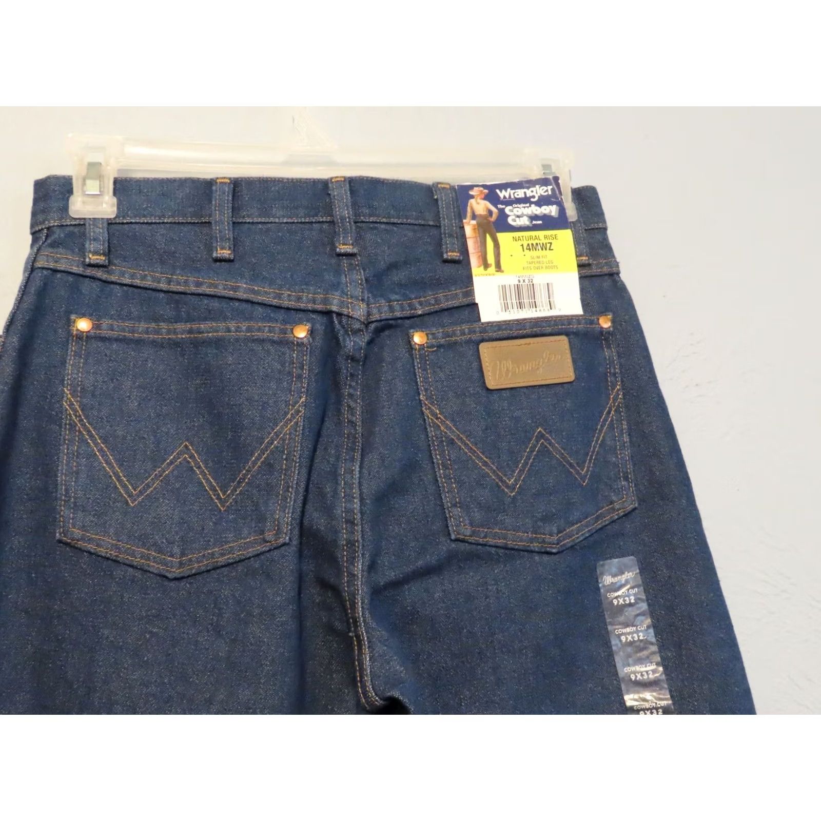 Wrangler VINTAGE Wrangler Cowboy Cut Jeans Slim Fit Womens 9 28x32 Blue Denim 14MWZ NWT Size 30" / US 8 / IT 44 - 6 Thumbnail