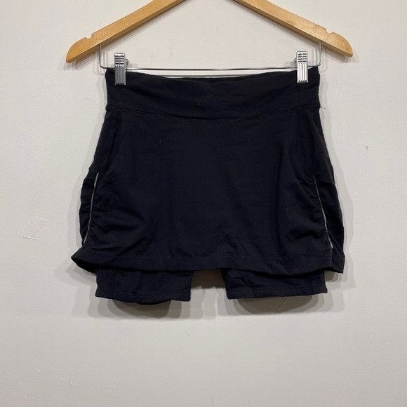 Athleta Athleta Contender 2 in 1 Black Workout Skort XS Size 24" / US 00 / IT 34 - 1 Thumbnail