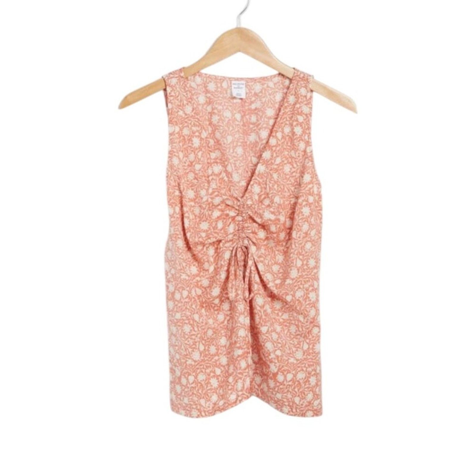 Other Melrose & Market Cinched Front Top Pink XS NWOT $30 MSRP Size XS / US 0-2 / IT 36-38 - 1 Thumbnail