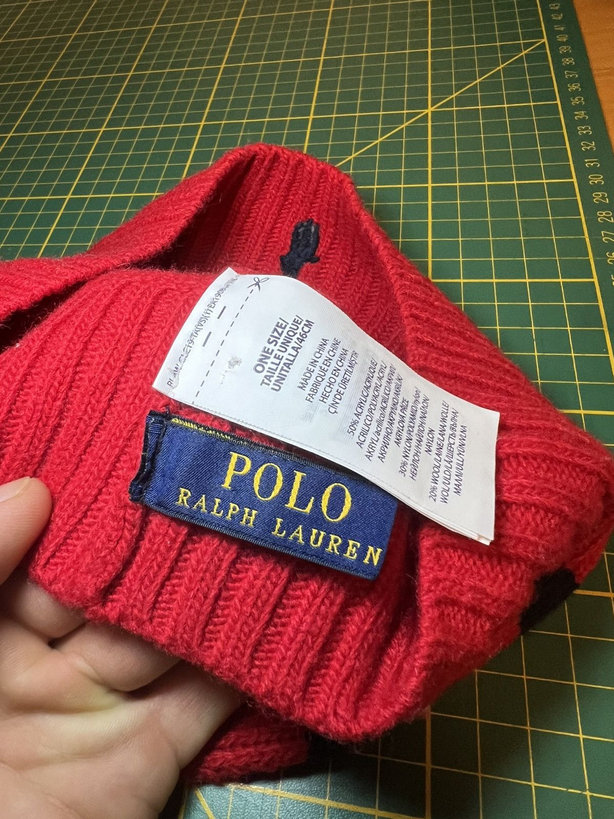 Polo Ralph Lauren Vintage Polo Ralph Lauren striped wool skull cap beanie Size ONE SIZE - 3 Thumbnail