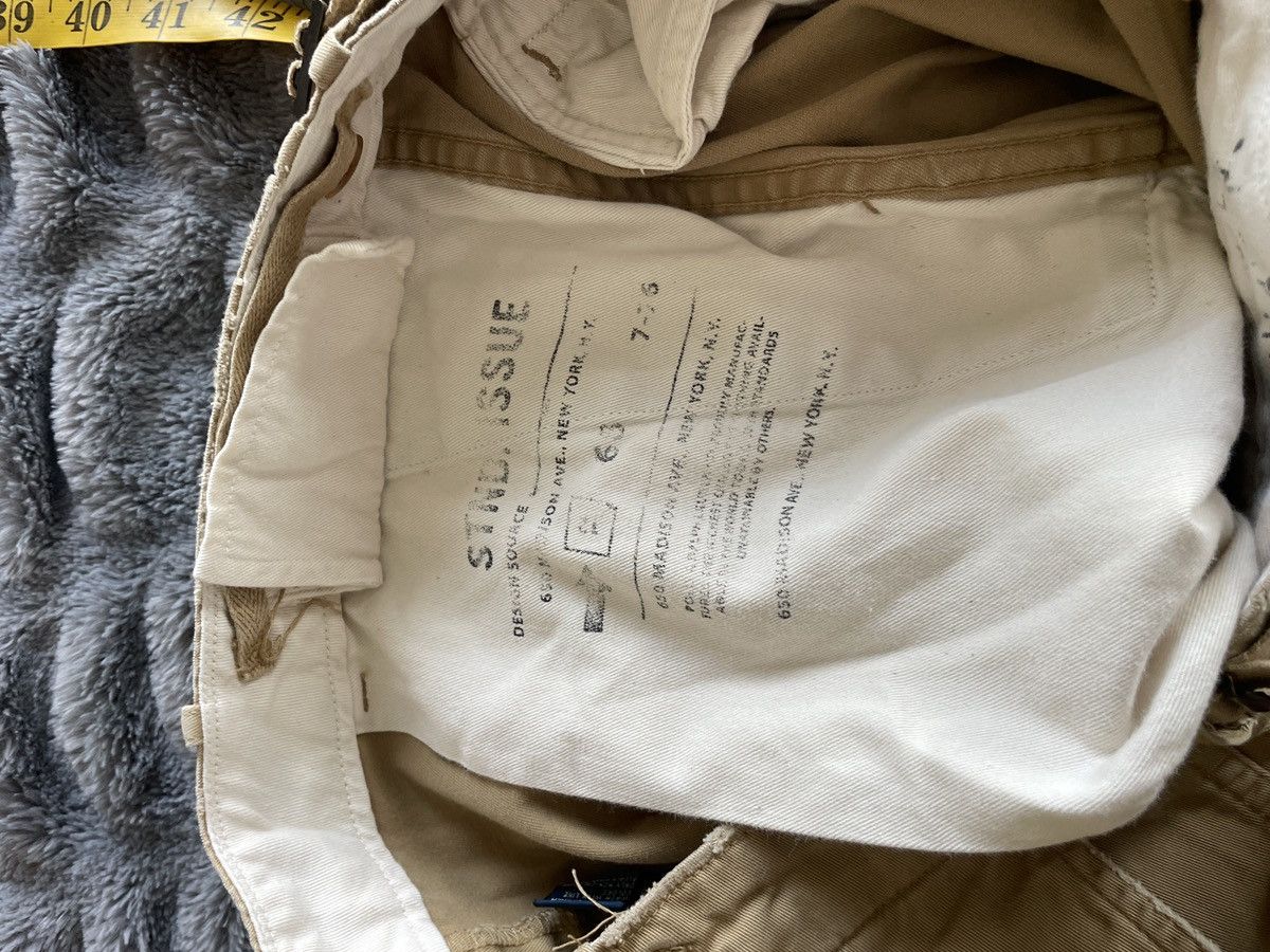 Polo Ralph Lauren STND Issue FF Khaki Chinos Size US 34 / EU 50 - 12 Thumbnail