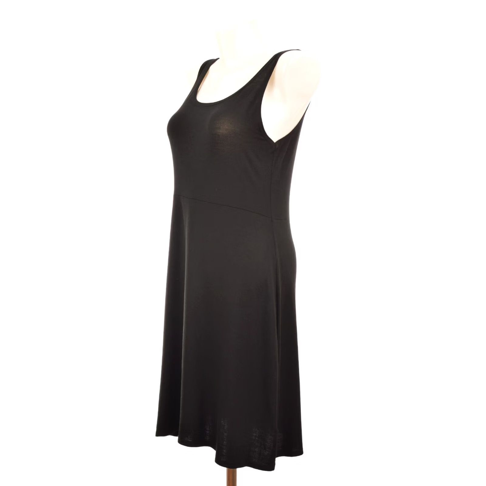 Vintage Gudrun Sjoden Micromodal Black Sleeveless Dress S Maxi? Wait. Size S / US 4 / IT 40 - 3 Thumbnail