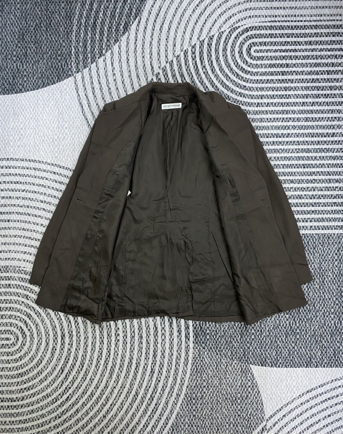 Emporio Armani Vintage Emporio Armani Single Button Blazer Style Jacket Size US S / EU 44-46 / 1 - 6 Thumbnail