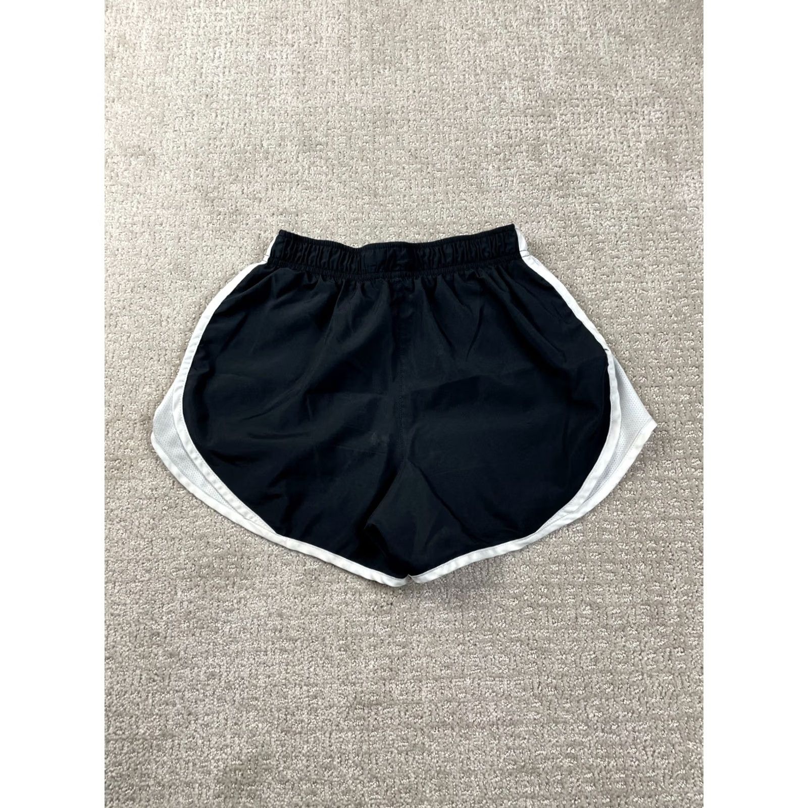 Nike Nike Tempo Shorts Womens S Black White Dri-FIT Athletic Running Gym 3 in Inseam Womens Summer Spring Regular Elastic Waist Machine Washable Size 28" / US 6 / IT 42 - 5 Thumbnail