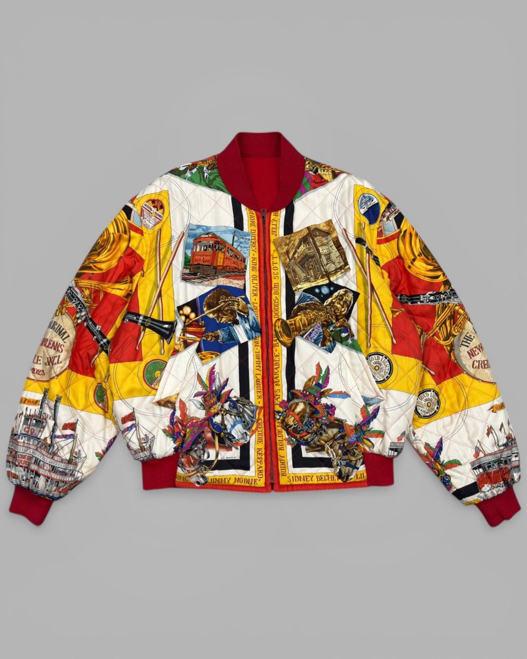 Hermes 1996-1997 Hermès «The Original New-Orleans Jazz 1923” Size US L / EU 52-54 / 3 - 18 Thumbnail